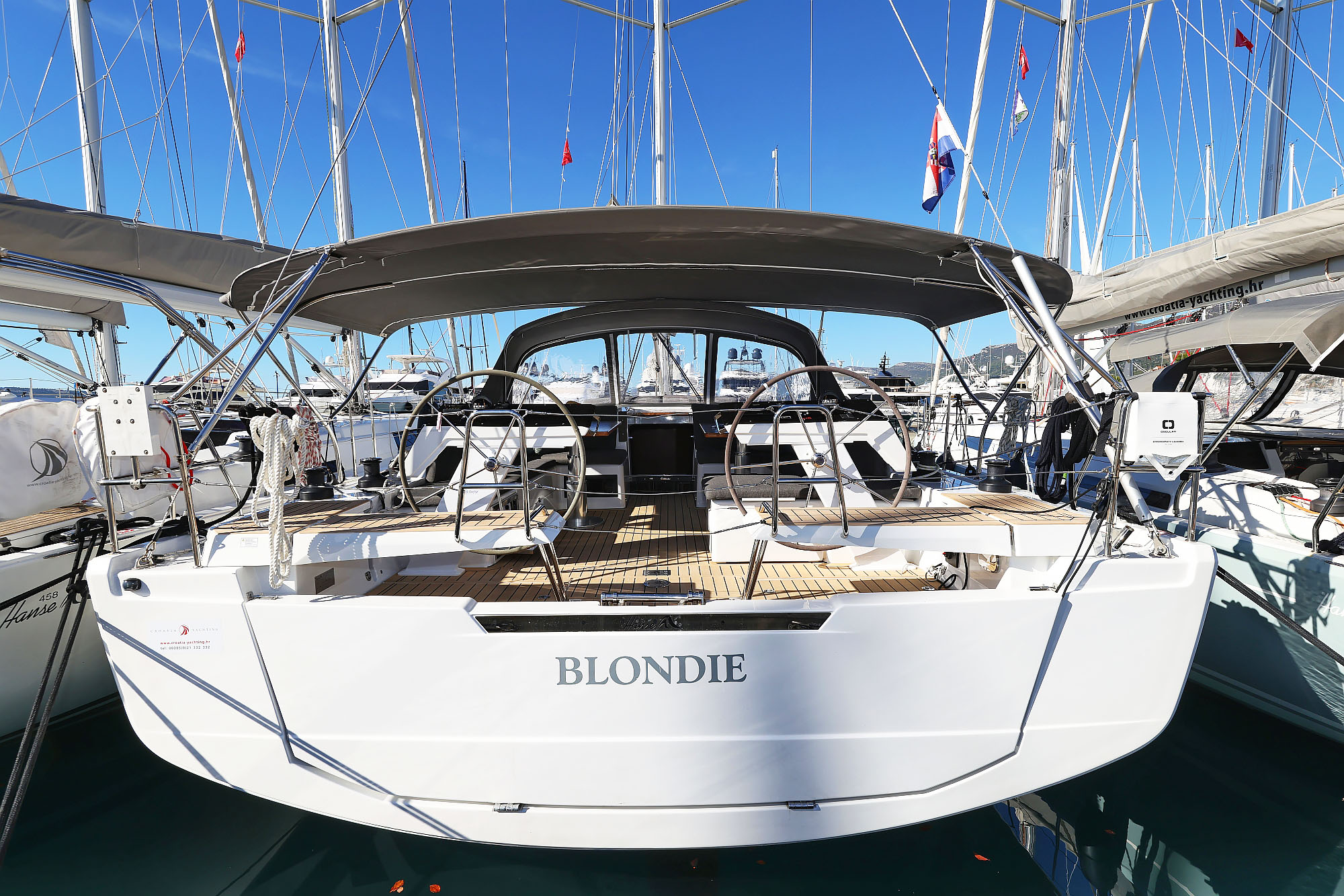 Hanse 460 „Blondie - OW“ als Charteryacht