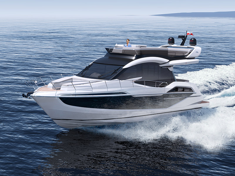 Galeon 480 Fly „Il Sogno V“ als Charteryacht
