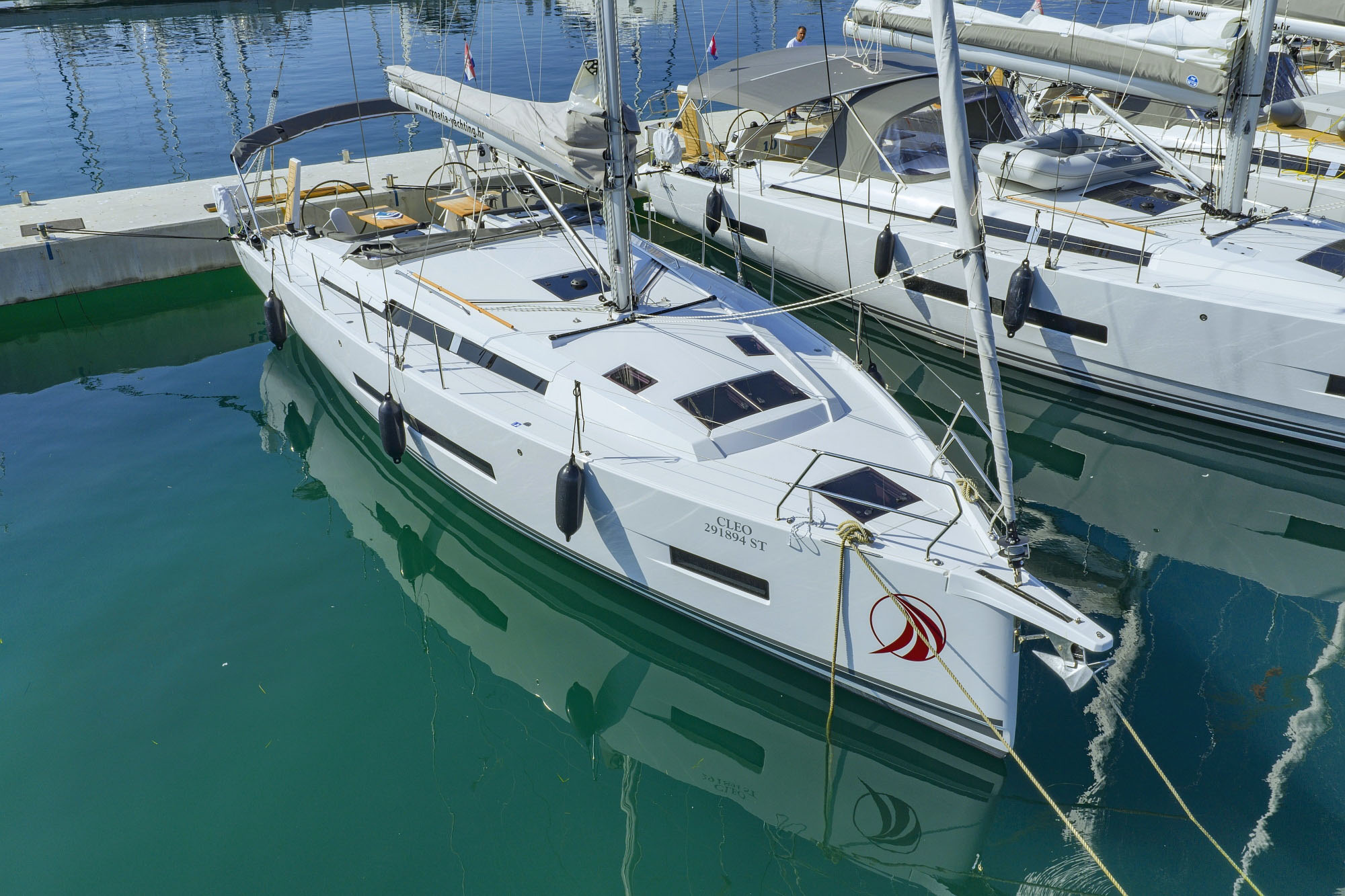 Hanse 410 „Cleo“ als Charteryacht