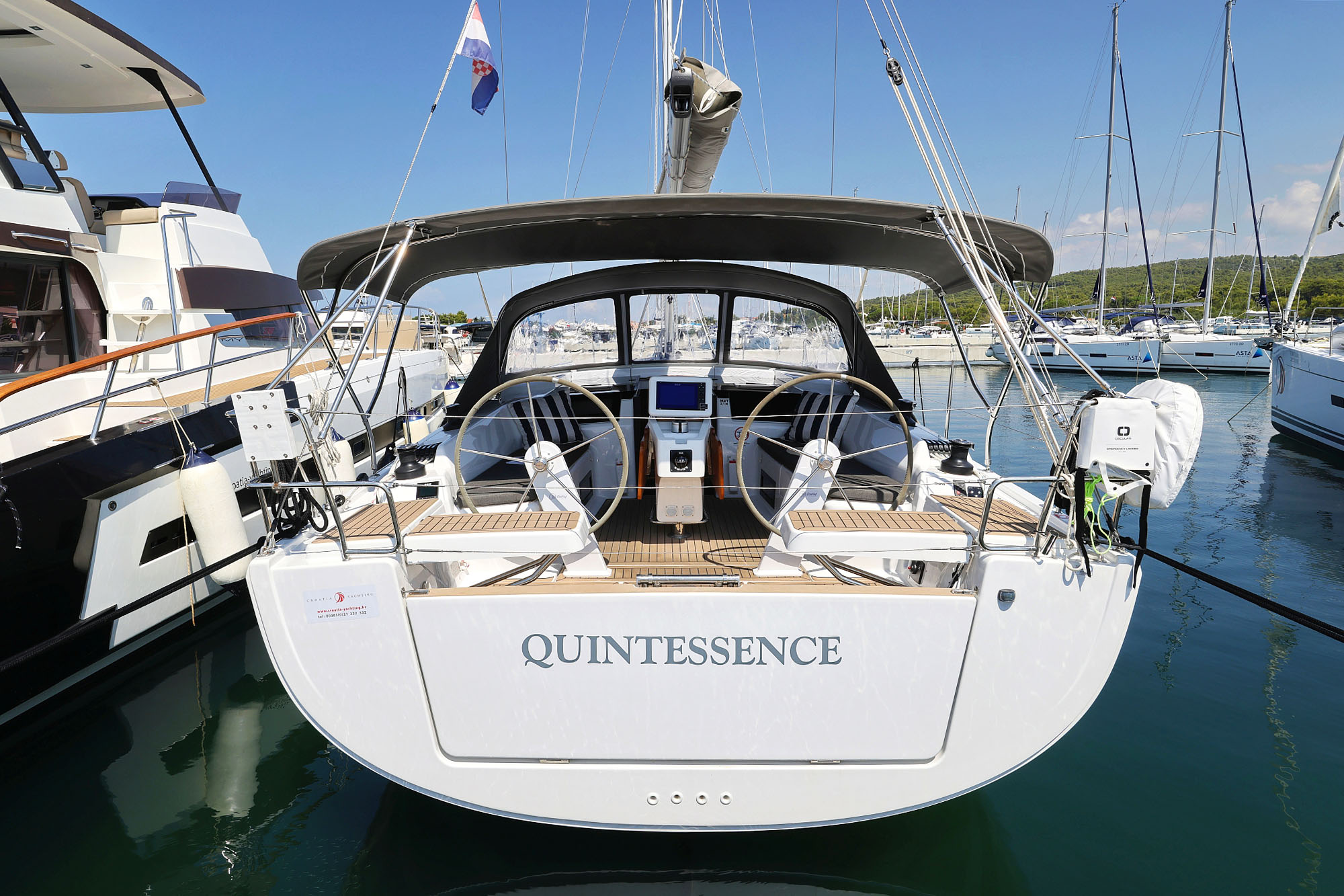 Hanse 418 „Quintessence“ als Charteryacht