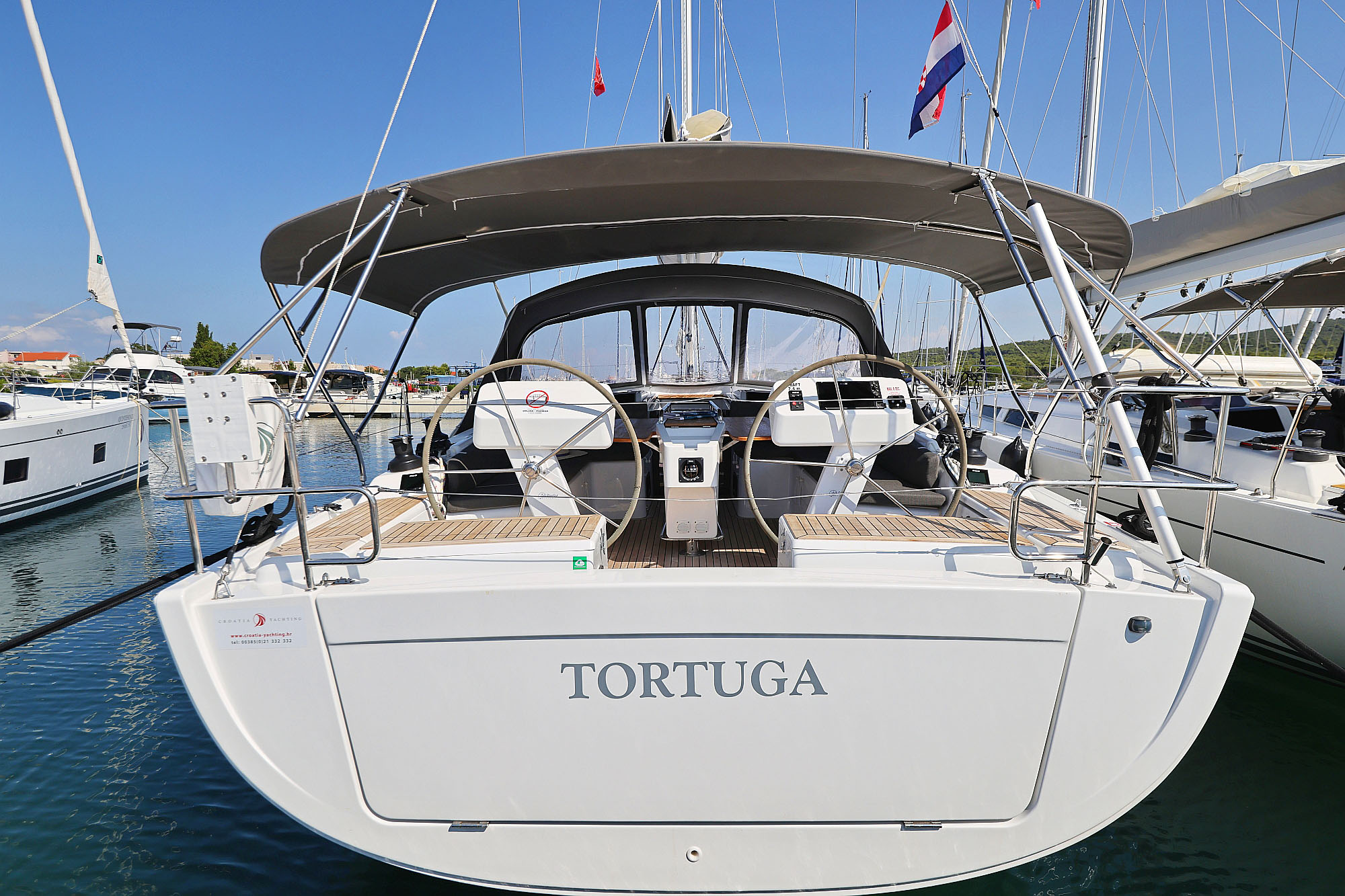 Hanse 458 (3cab/2wc) „Tortuga“ als Charteryacht