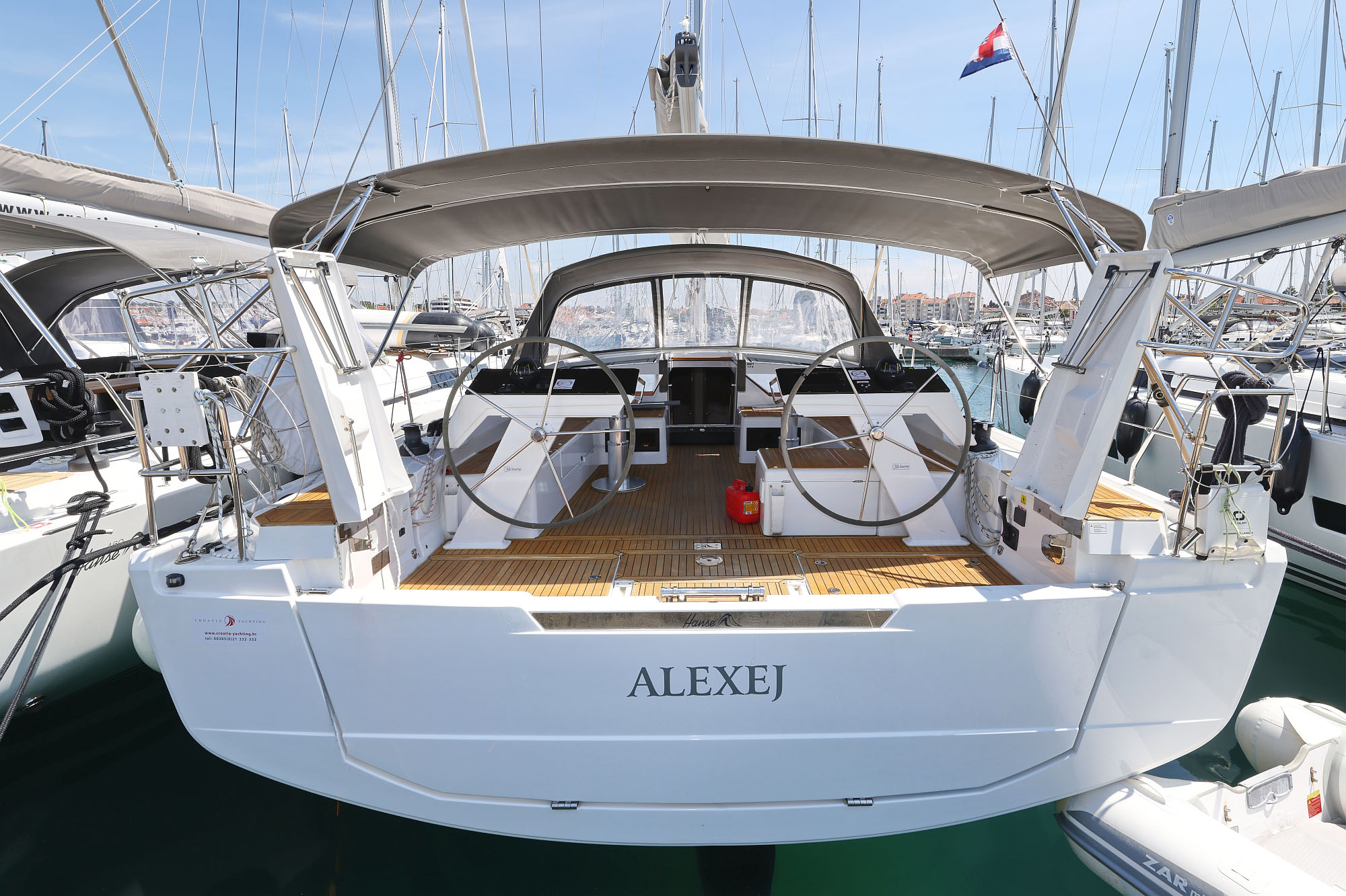 Hanse 460 (5 Cab) „Alexej“ als Charteryacht