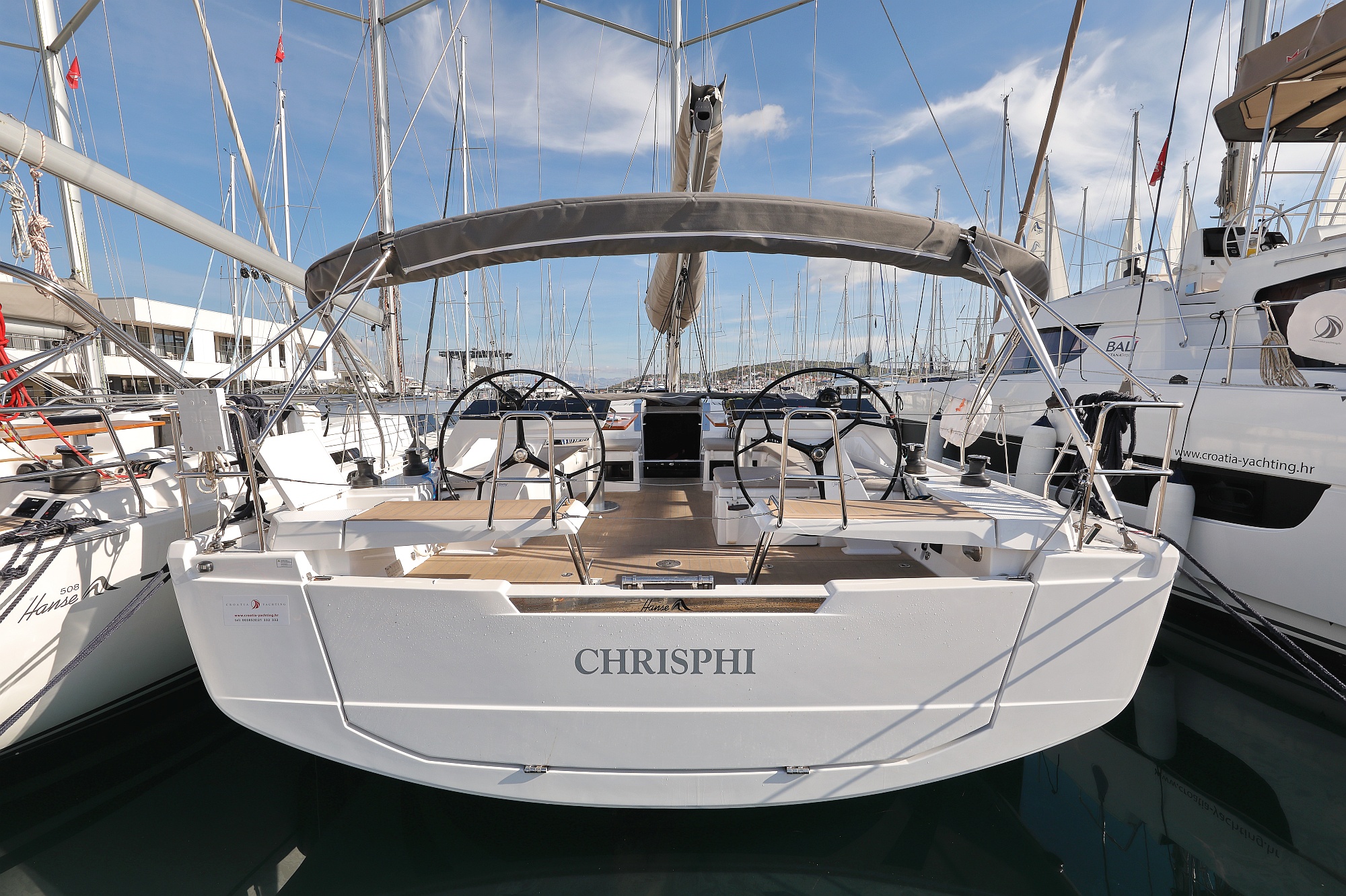 Hanse 460 „Chrisphi“ als Charteryacht