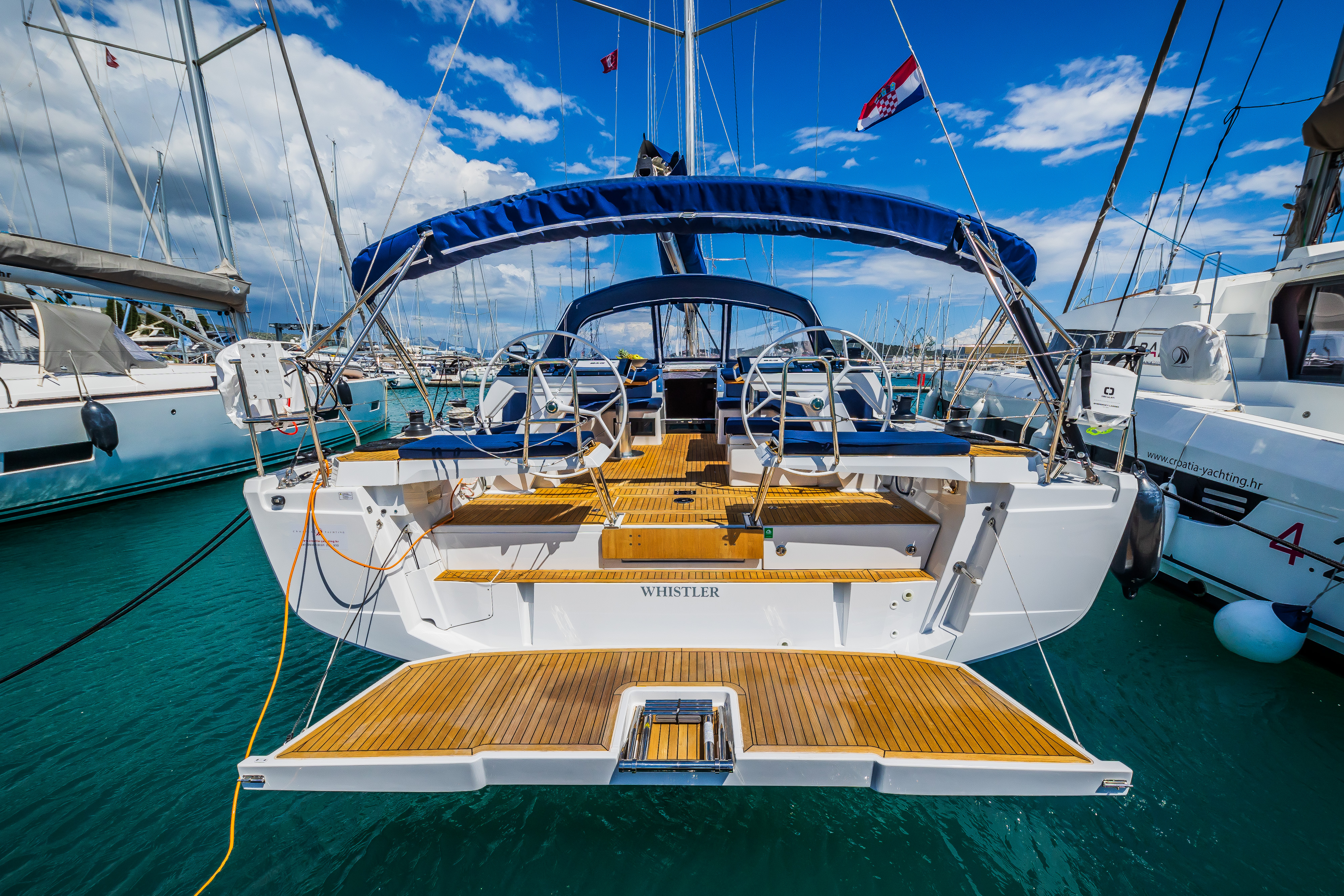 Hanse 460 „Whistler“ als Charteryacht