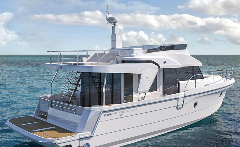Swift Trawler 47 „Ocean dreamer“ als Charteryacht
