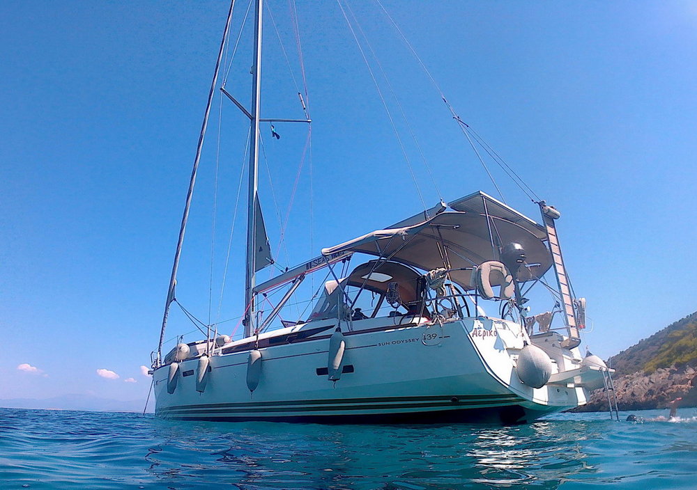 Sun Odyssey 439 (4 cab) „Aeriko“ als Charteryacht