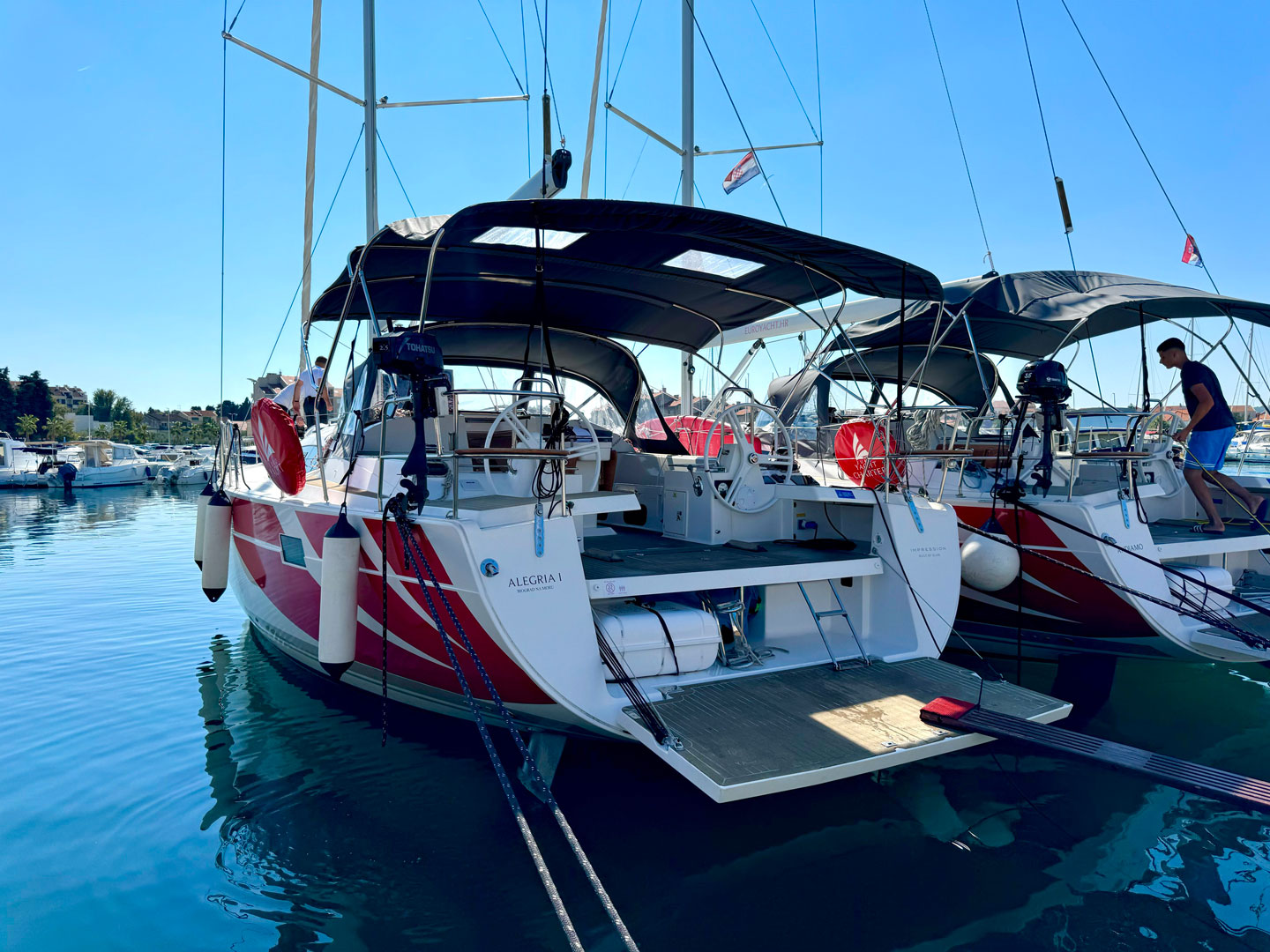 Elan 50 Impression (5 cab) „Alegria I“ als Charteryacht