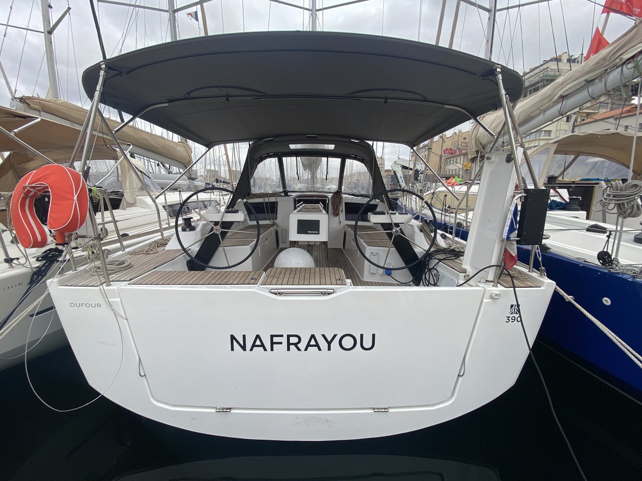 Dufour 390 Grand Large (3cab/2WC) „Nafrayou“ als Charteryacht