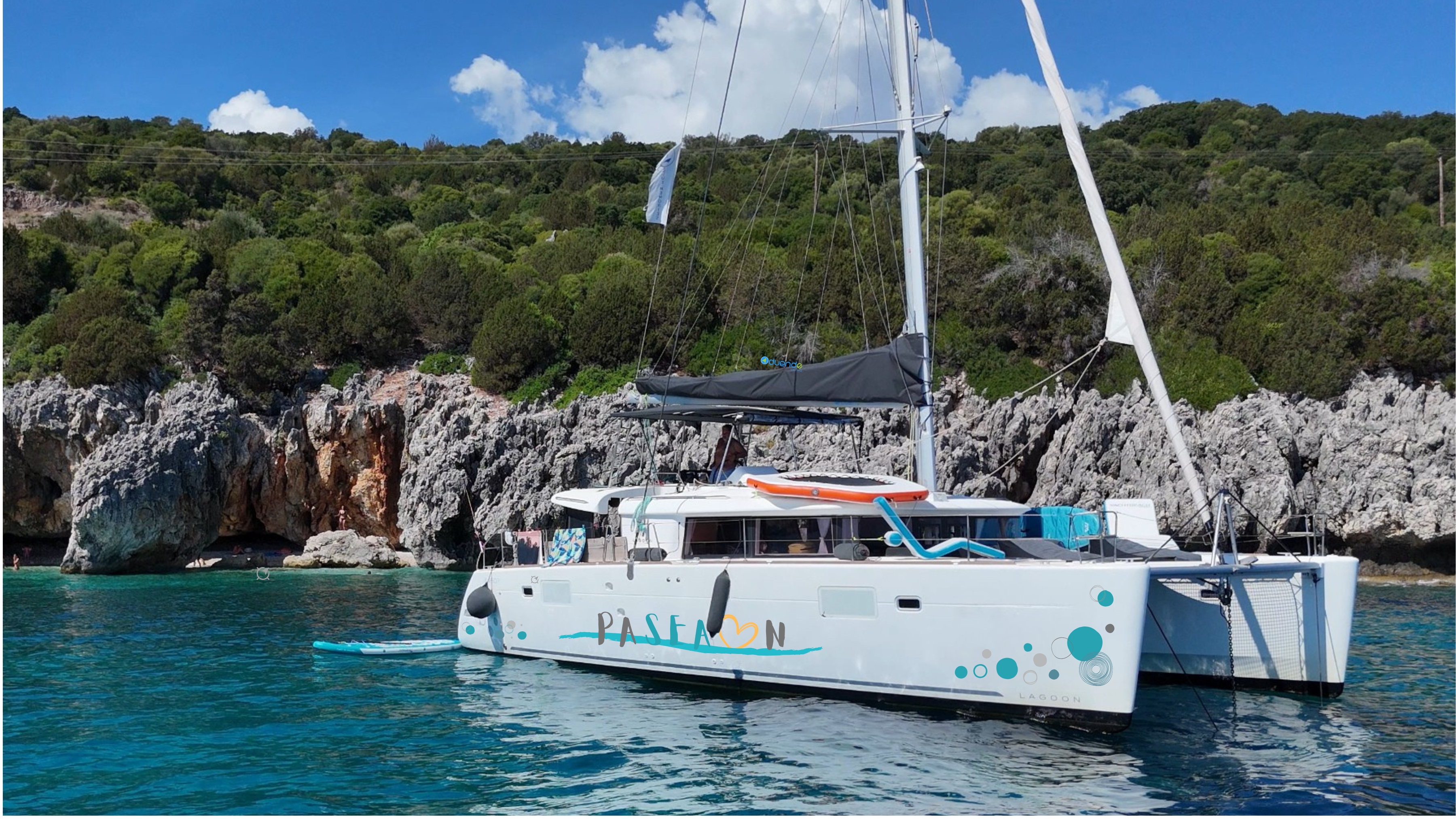Lagoon 450 F (4+1cab) „PaSEAon“ als Charteryacht