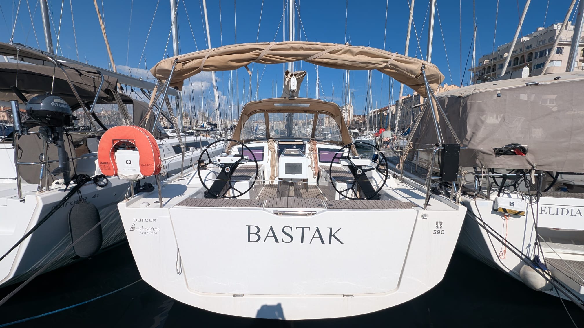 Dufour 390 Grand Large (3cab/2WC) „Bastak“ als Charteryacht