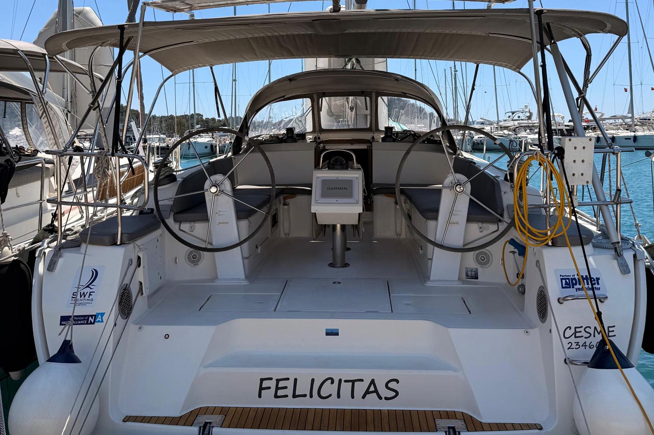 Bavaria Cruiser 46 (4 cab/3WC) „Felicitas“ als Charteryacht