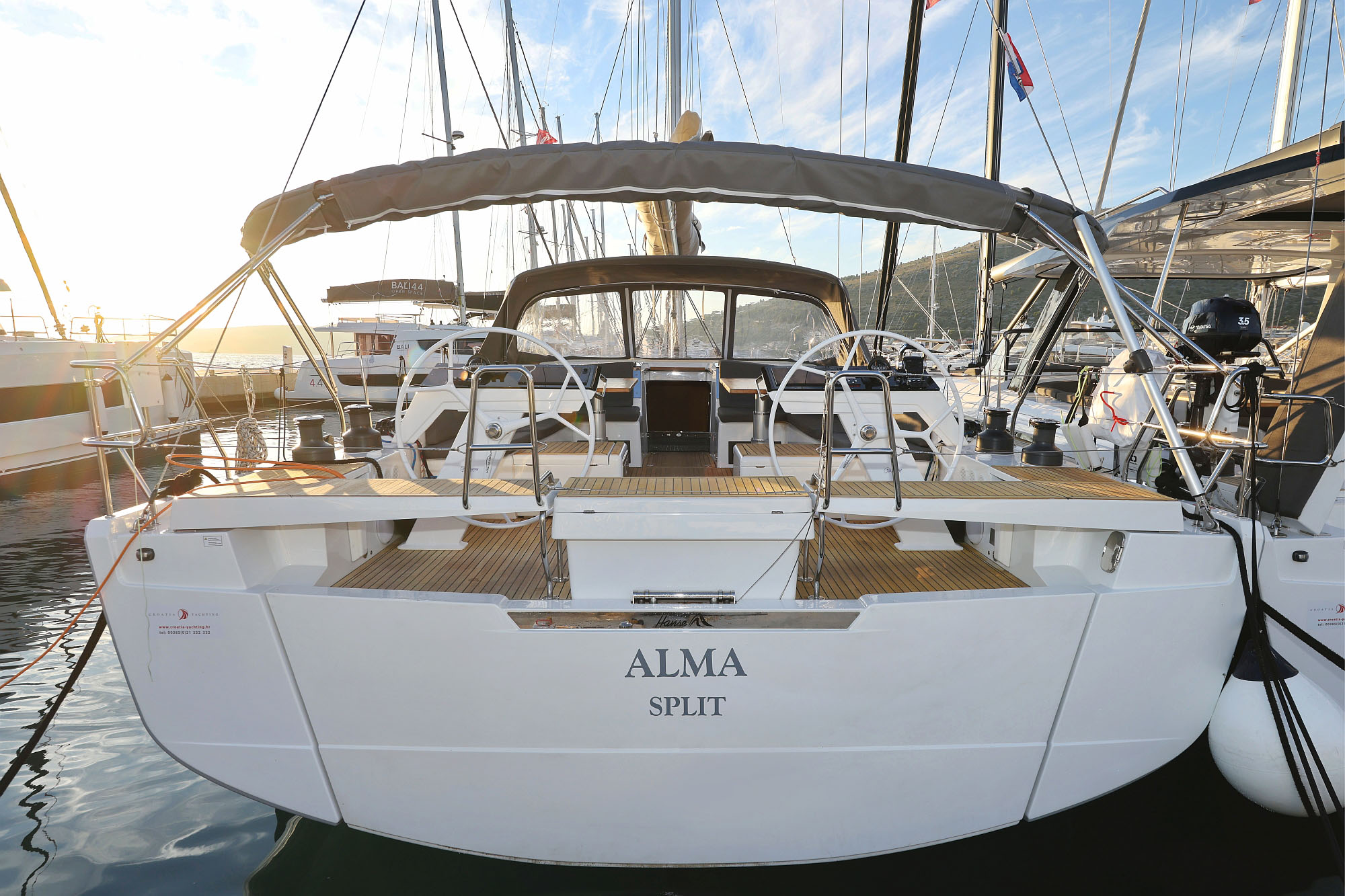 Hanse 510 „Alma - OW“ als Charteryacht