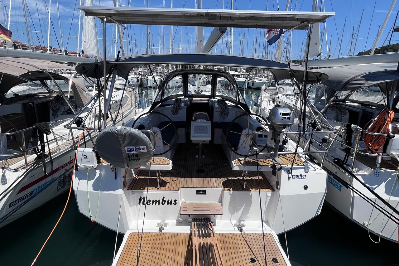 Bavaria C38 „Nembus“ als Charteryacht