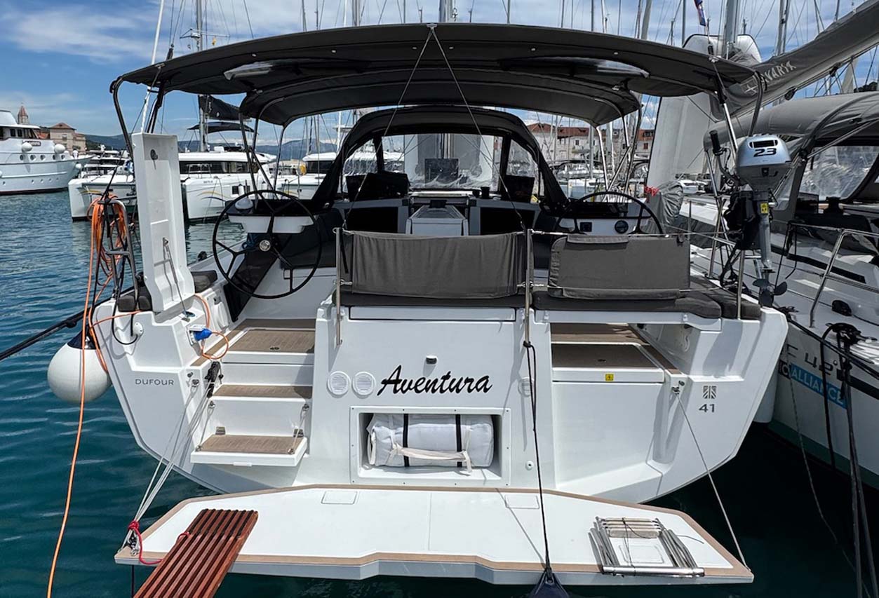 Dufour 41 „Aventura“ als Charteryacht