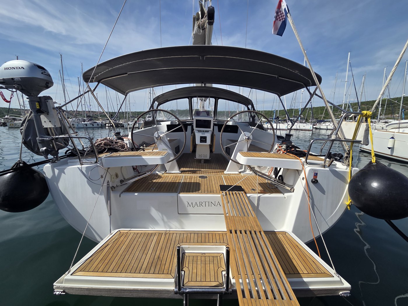 Hanse 418 „Martina“ als Charteryacht