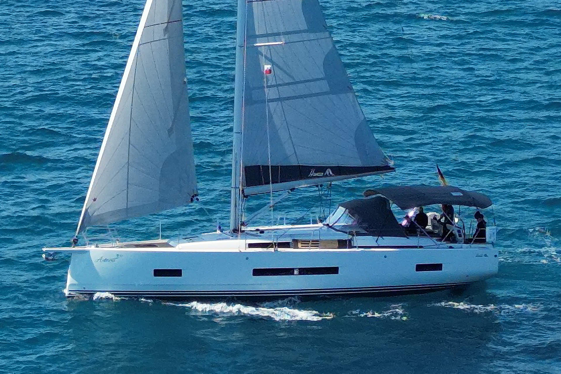 Hanse 460 „Antares“ als Charteryacht