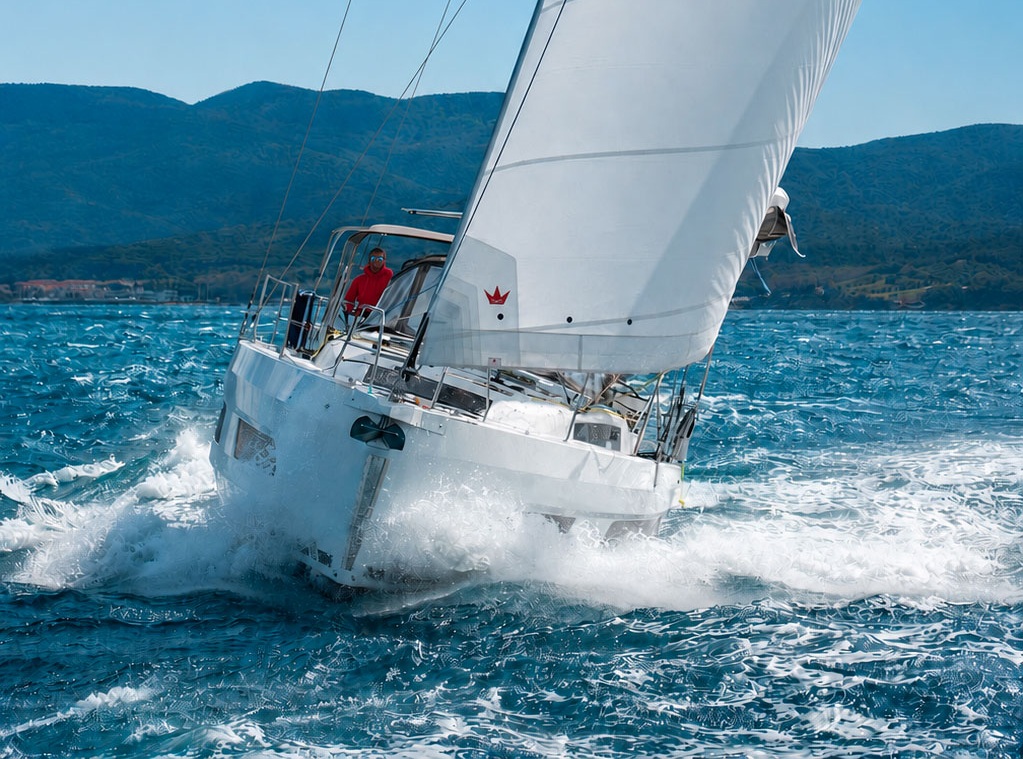 Dufour 41 „Ninive“ als Charteryacht