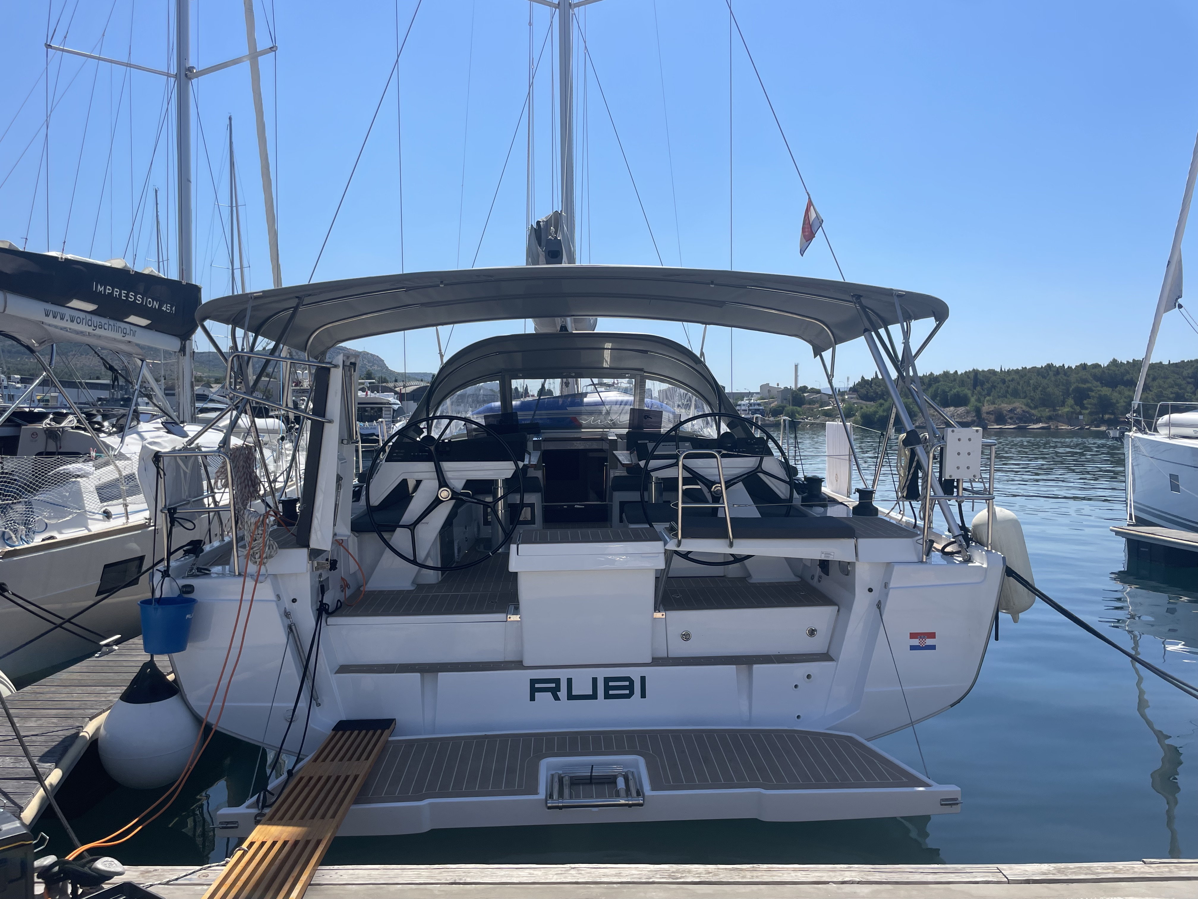 Hanse 460 „Rubi“ als Charteryacht