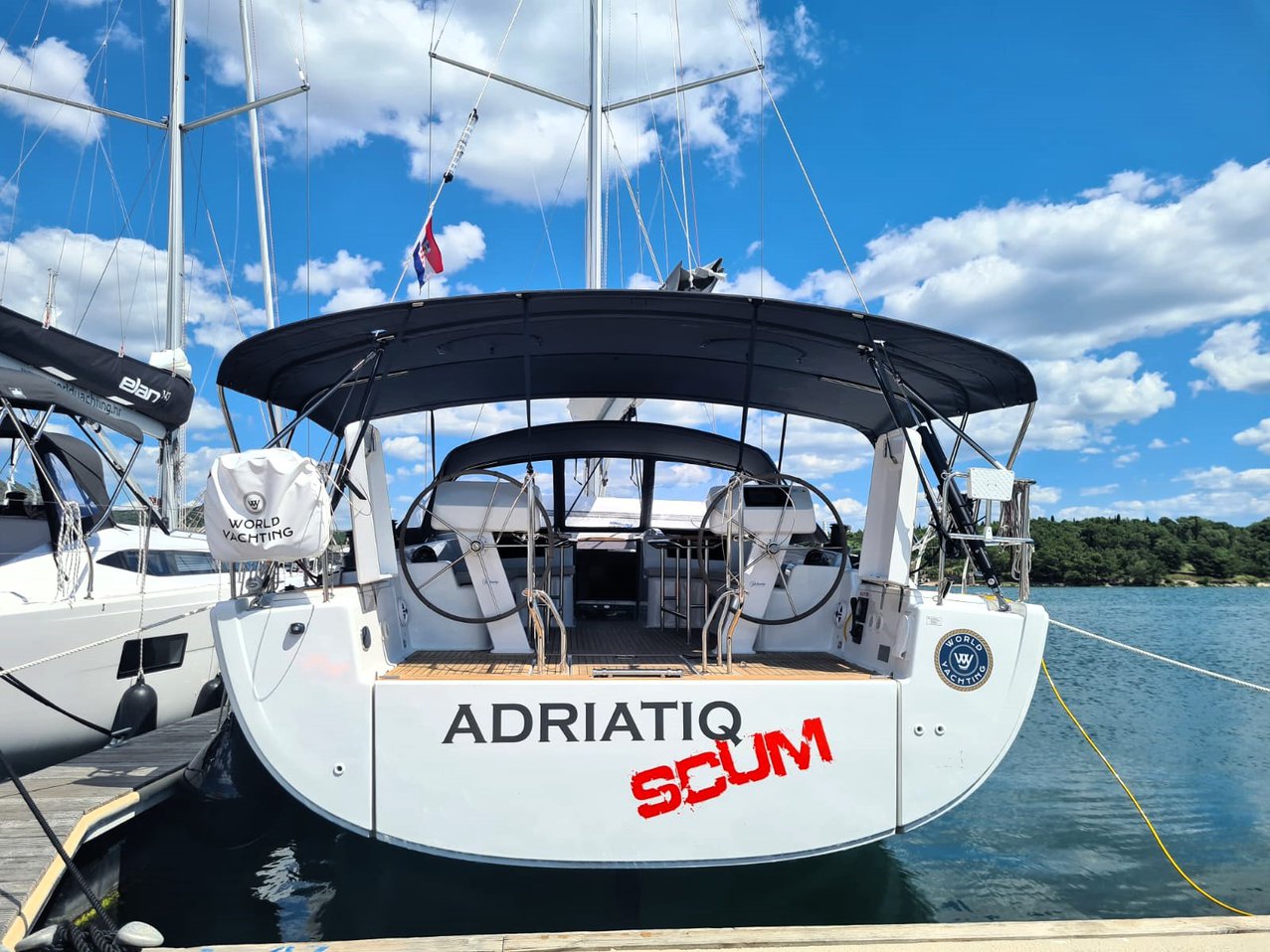 Hanse 508 (5+1cab/3wc) „Adriatiq Scum“ als Charteryacht