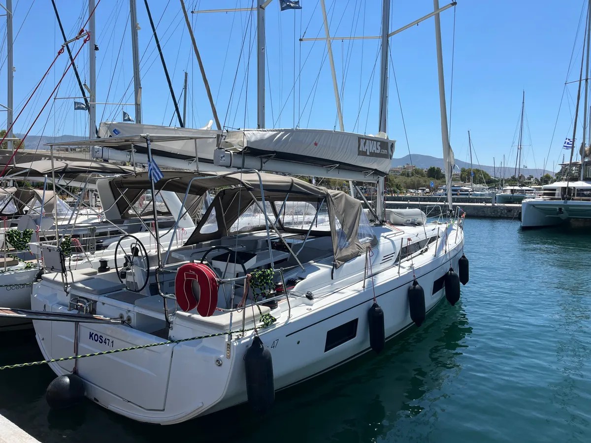 Oceanis 47 „Kos 47.1“ als Charteryacht