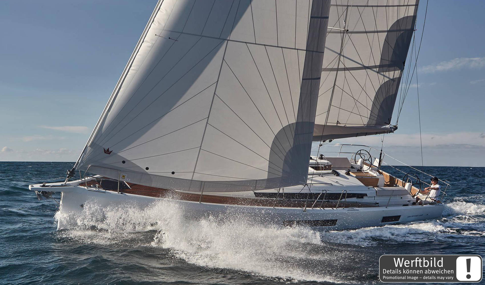 Sun Odyssey 440 (4 cab) „Kiwi“ als Charteryacht