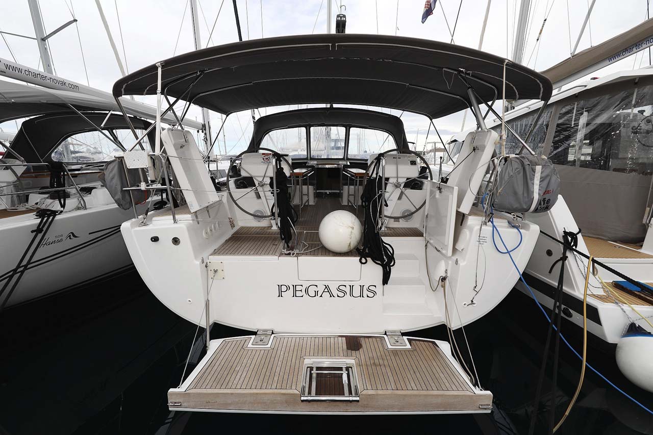 Hanse 508 (5+1cab/3wc) „Pegasus“ als Charteryacht