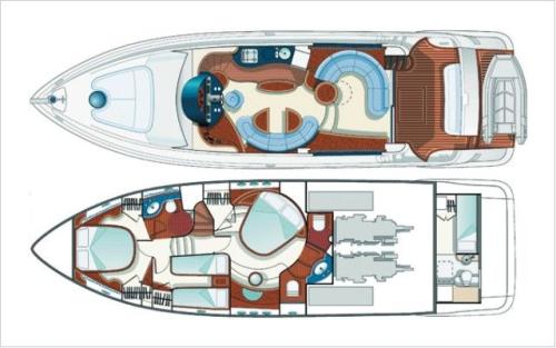 Azimut 55 (3Cab/3WC) Sketch