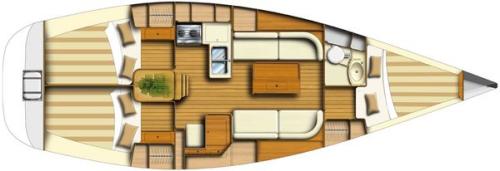 Dufour 34 (3 cab) „BENDY III“ als Charteryacht