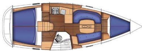 Oceanis Clipper 343 (3cab) Sketch