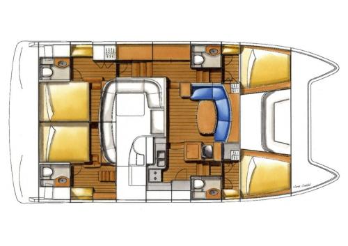 Lagoon Power 44 „Monteki“ als Charteryacht