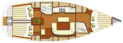 Dufour 385 Grand´Large (3 cab/2WC) „Godspeed“ als Charteryacht