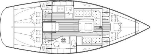 Bavaria 35 Cruiser Sketch