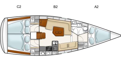 Hanse 350 „Carpe Diem“ als Charteryacht