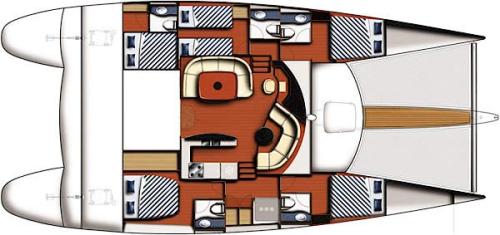 Eleuthera 60 (5 cab) „ZORBA CAT“ als Charteryacht