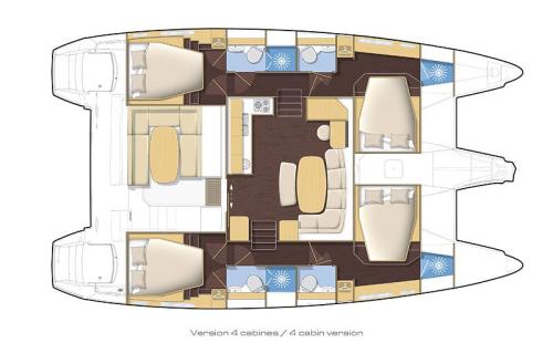 Lagoon 421 (4 cab/4wc) „Paluko“ als Charteryacht