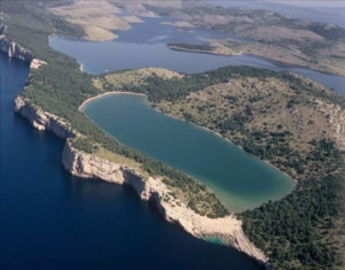 Nord-Dalmatien Kornaten Charter: Der berühme Salzsee Mir ist eine der Hauptattraktionen