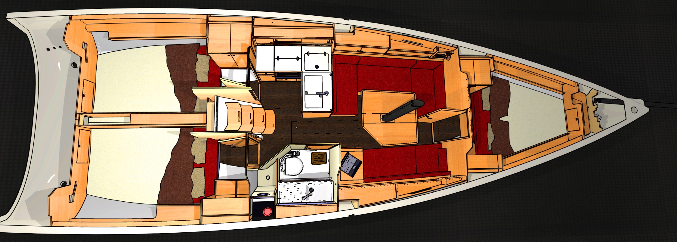 Elan 350 Perfomance (3 cab) Sketch