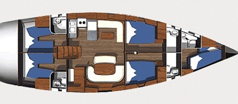 Ocean Star 56.1 (5 cabs) „Kallikratis“ als Charteryacht