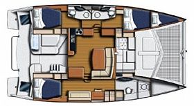 Leopard 44 (3+1Cab/3Wc) „Boomer“ als Charteryacht
