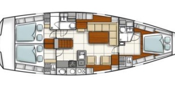 Hanse 470 „Ianira“ als Charteryacht