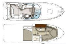 Sea Ray 275 Sundancer – Grundriss 2 Kabinen