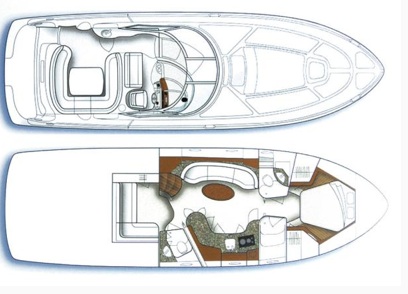 Sea Ray 455 Sketch