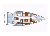 Hanse 400 (3Cab/1WC) Sketch