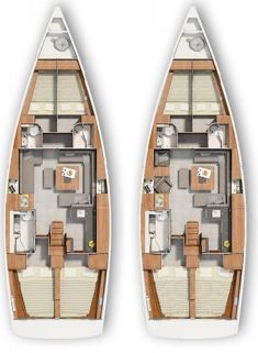 Hanse 455 (4cab/2wc) Sketch