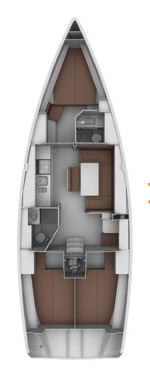 Bavaria Cruiser 40 Avantgarde (3Cab/2WC) Sketch