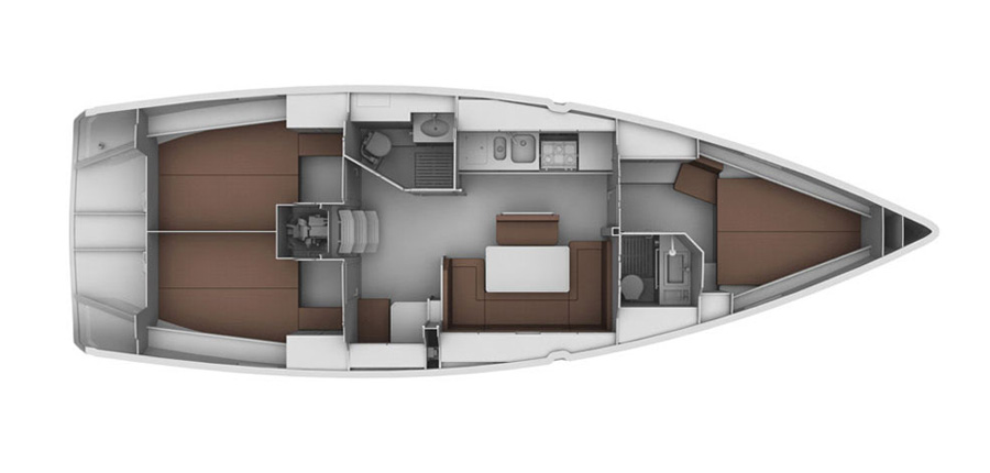 Bavaria Cruiser 40 Sketch
