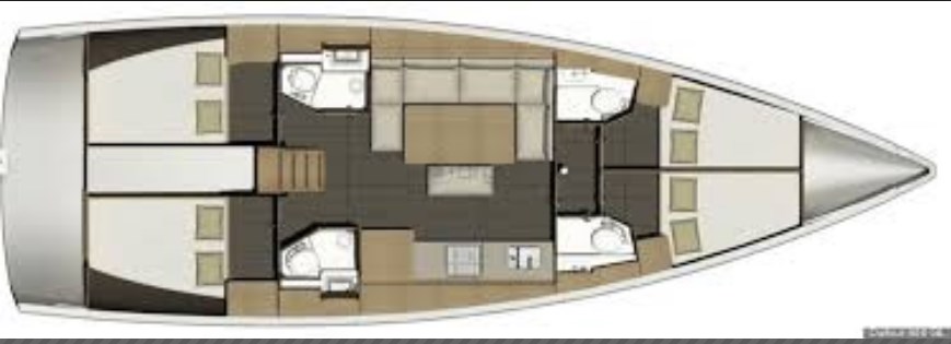 Dufour 460 Grand Large Sketch