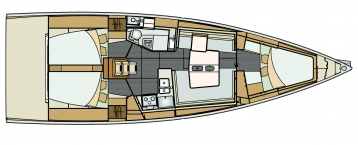 Elan E5 „Elaya“ als Charteryacht